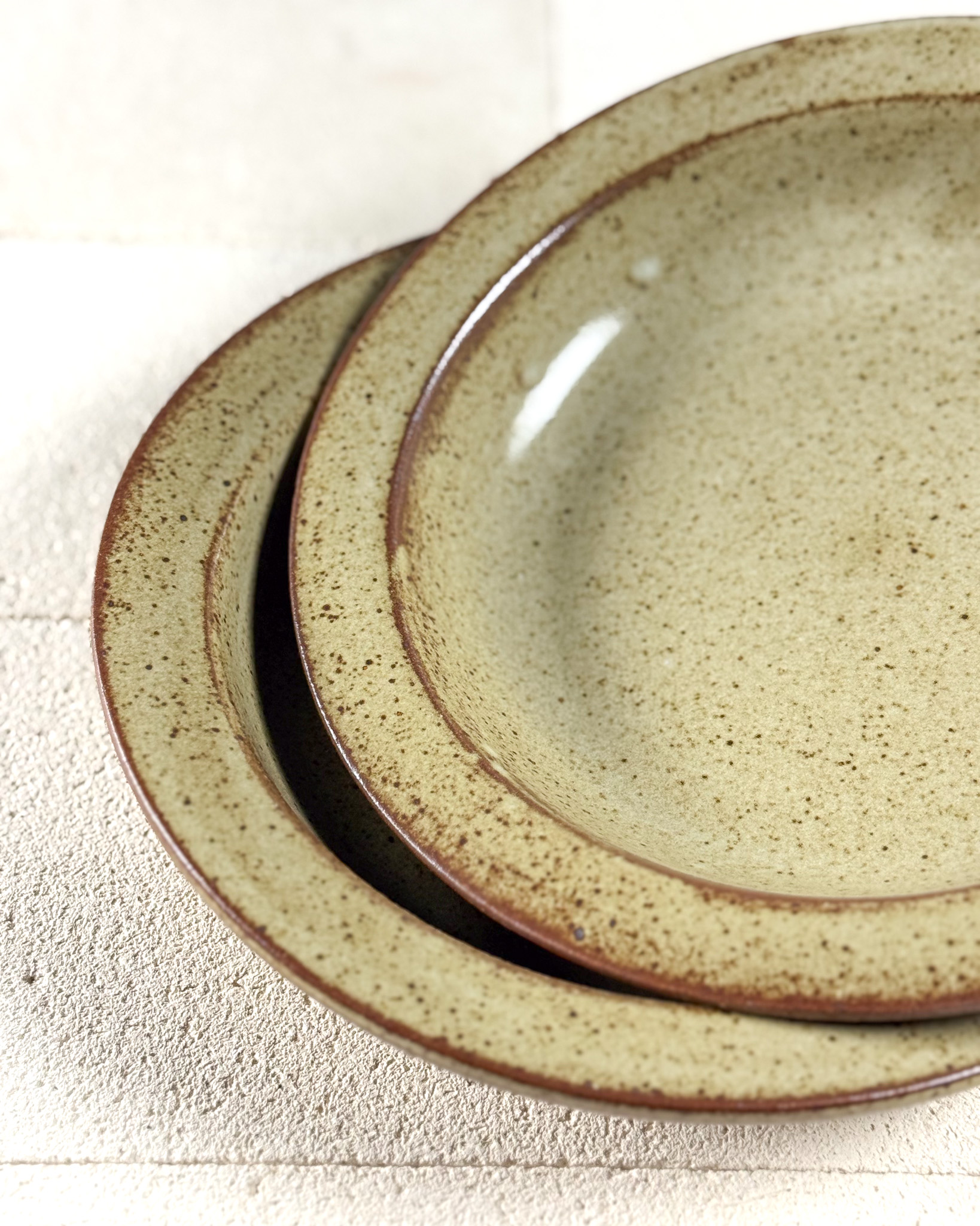 Earth Speckled Pasta Bowl  - Set of 2 thumbnail