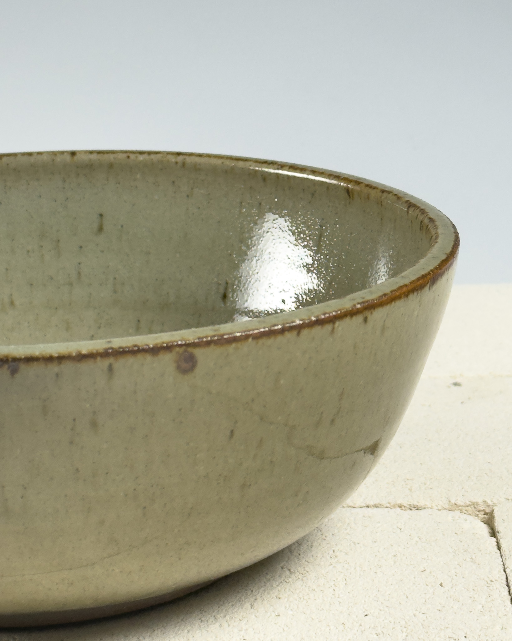 Dark Opaque White Bowl thumbnail
