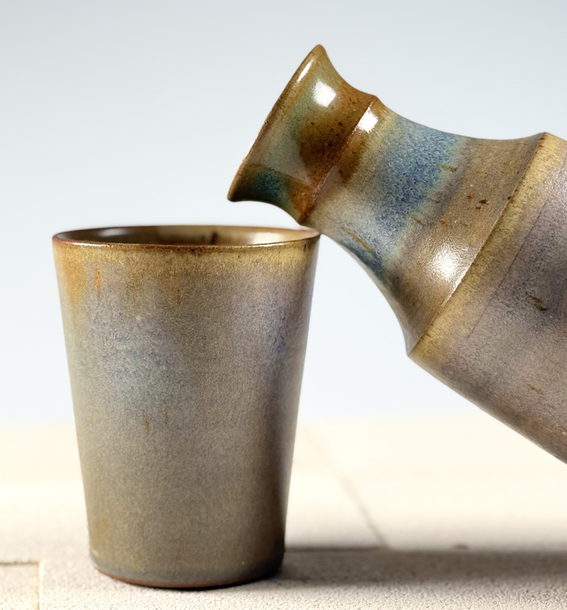 Lilac Pourer with Glass Set