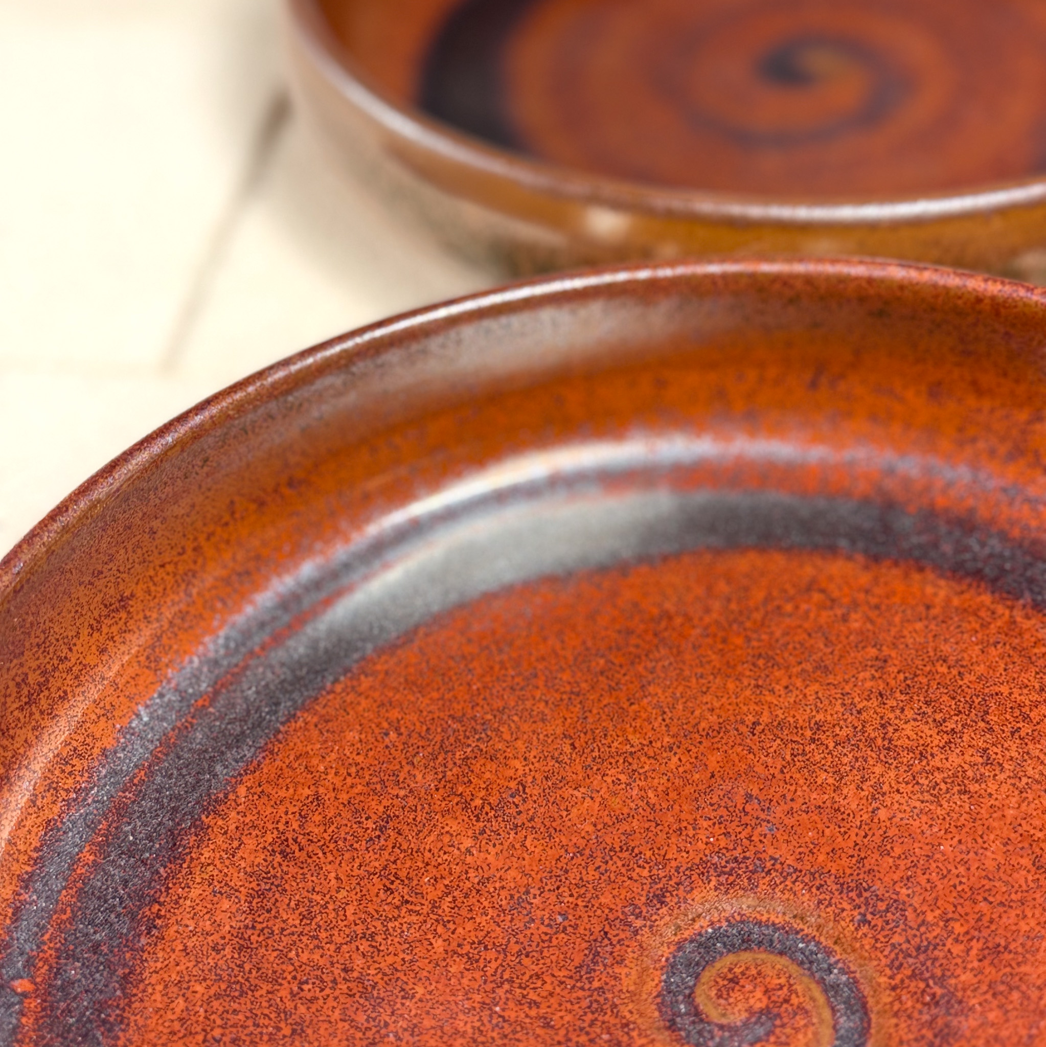 Tenmoku Pasta Bowl Set of 2