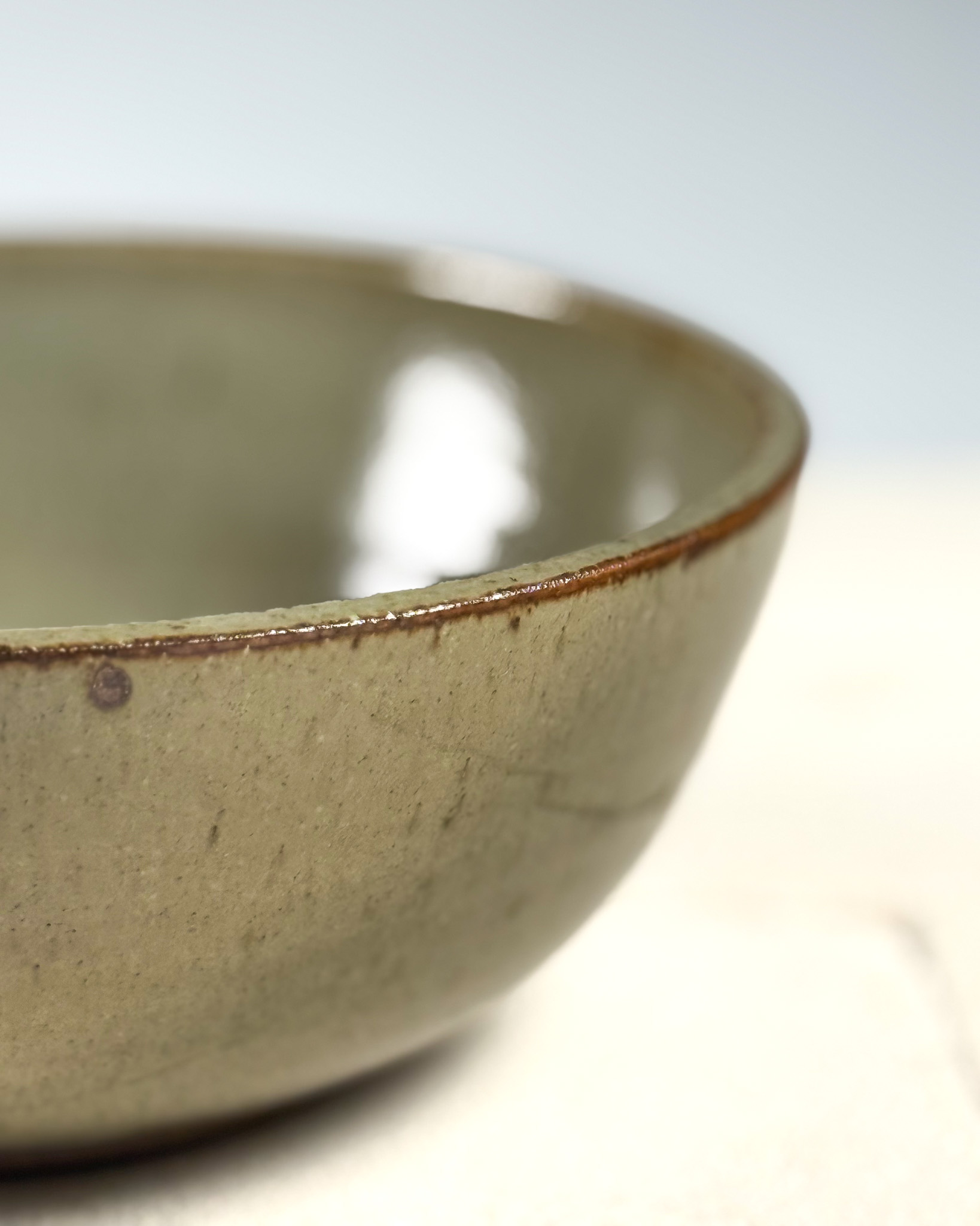 Dark Opaque White Bowl thumbnail