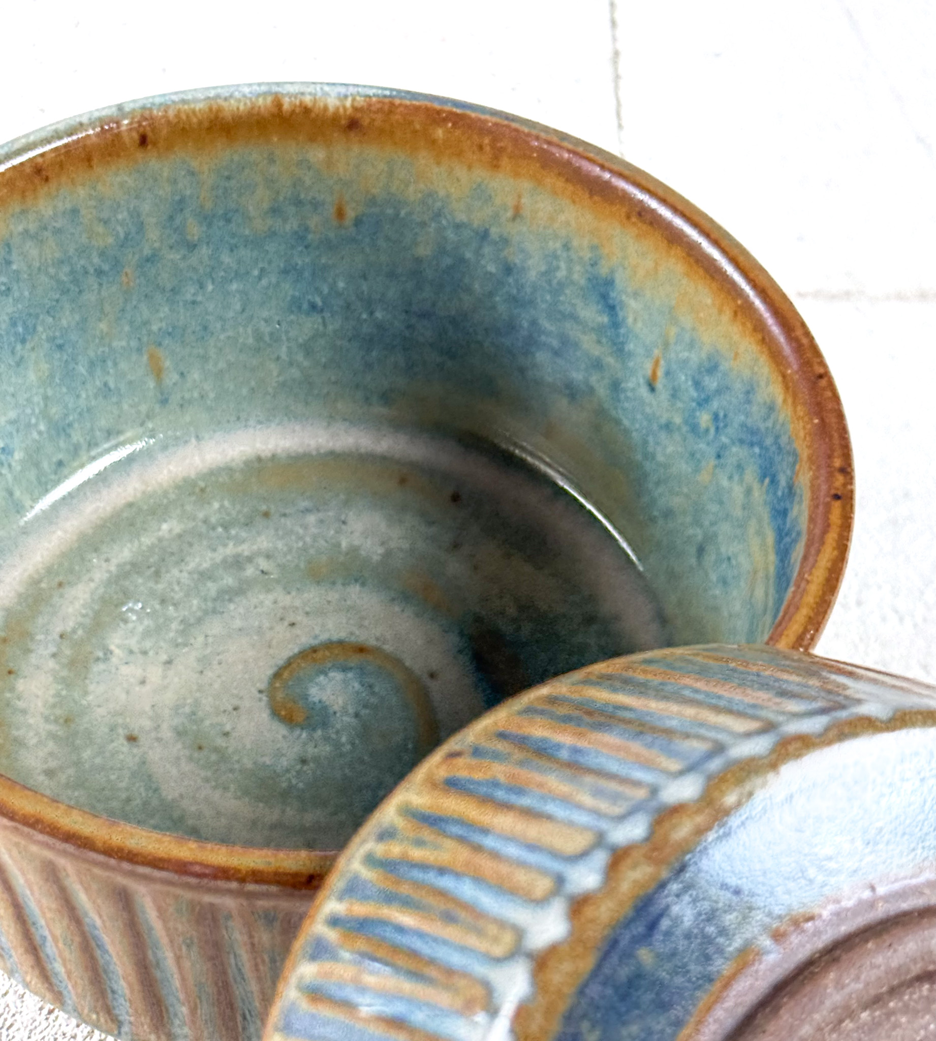 Twilight Earth Carved Bowl – Set of 3 thumbnail